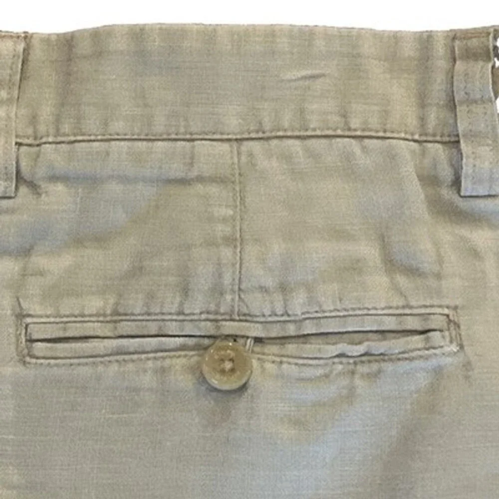VTG Banana Republic 100% Linen Shorts Men's 38 Beige 10
